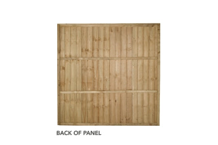 Pressure Treated Closeboard Panel - 6ft x 6ft