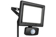 Luceco 30W LED Floodlight PIR - Black - 2400LM IP65