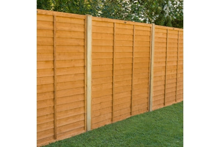 Fence Panel - Dip Treated Overlap - 6ft x 6ft 1.83m x 1.83m - Pack of 3
