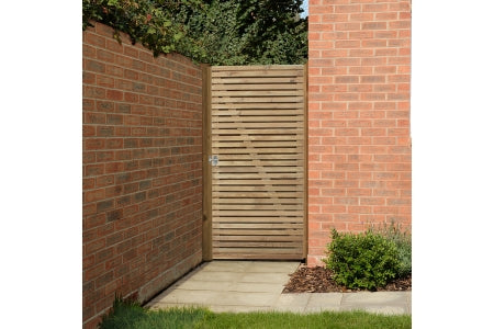 Double Slatted Gate - 900mm x 1.8 m