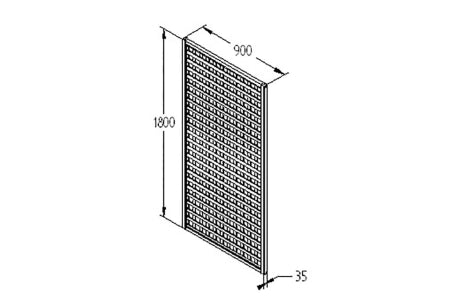 Premium Framed Trellis - 180 x 90cm