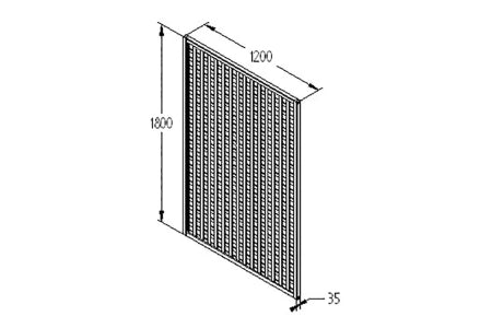 Premium Framed Trellis - 180 x 120cm