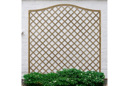 Pressure Treated Decorative Europa Hamburg Garden Screen - 1.8m x 1.8m - Pack of 4
