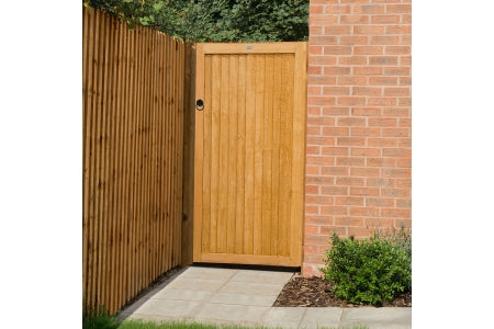 Closeboard Heavy Duty Timber Gate Treated -  Golden Brown - 1820mm x 910mm