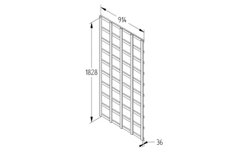 Heavy Duty Trellis - 183 x 91cm