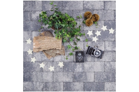Pedesta Decorative Block Paving - Slate - 200x100x50mm - Pack of 720