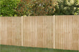 Fence Panel  - Pressure Treated Vertical Board - 6ft x 5ft (1.83m x 1.54m)