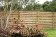 Pressure Treated Decorative Horizontal Hit and Miss Fence Panel - 1.8m x 1.8m
