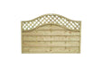 Fence Panel - Pressure Treated Decorative Europa Prague - 1.8m x 1.2m - Pack of 5