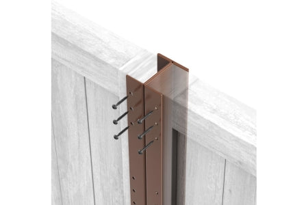 Fence Post - Durapost Classic - Sepia Brown - 48 mm x 2400 mm