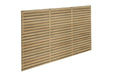 Fence Panel - Forest Garden Double Slatted - 6 x 4ft