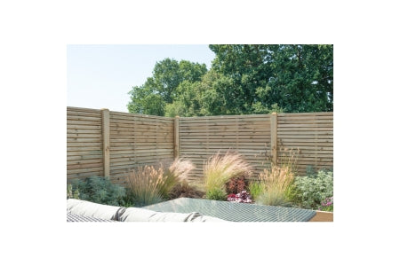 Fence Panel - Pressure Treated  Double Slatted   - 1.83m x 1.52m