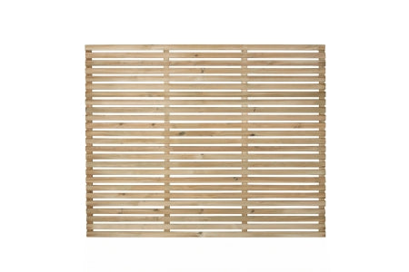 Fence Panel - Single Slatted - 6 x 5ft