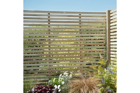 Fence Panel - Single Slatted - 6 x 5ft