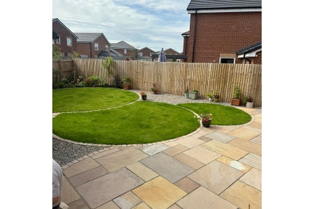 Calibrated Sandstone Paving - Buff - 18mm Project Pack - 22.2m2