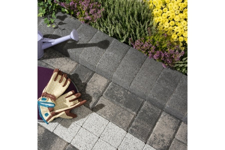 Kerb Large - Half Battered - 90 Degree External - Charcoal