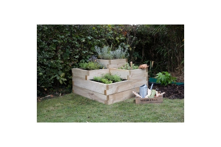 Tiered Raised Bed Pressure Treated - 600 x 900 x 900mm