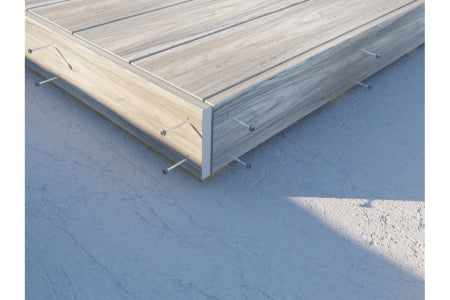 Alchemy HABITAT+ Composite - Skirting Trim - Grizedale Grey - 15mm x 100mm x 2400mm