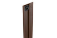Durapost U Channel Cover Strip - Sepia Brown - 2100mm