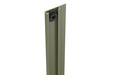 Durapost U Channel Cover Strip - Olive Grey - 2100mm