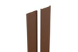 Durapost Classic Channel Cover Strip - Sepia Brown - 2100mm
