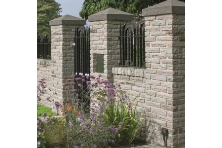 Traditional Stone Walling - Pitched Silver Birch - 310 x 100 x 70mm