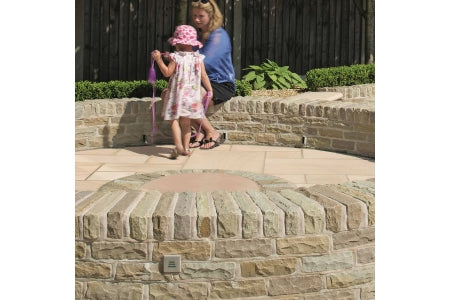 Traditional Stone Walling - Tumbled Autumn Bronze - 310 x 100 x 70mm