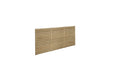 Fence Panel - Forest Garden Pressure Treated Contemporary Single Slatted - 6ft x 3ft
