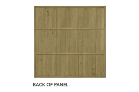 Fence Panel -  Pressure Treated Vertical Tongue and Groove  - 6ft x 6ft