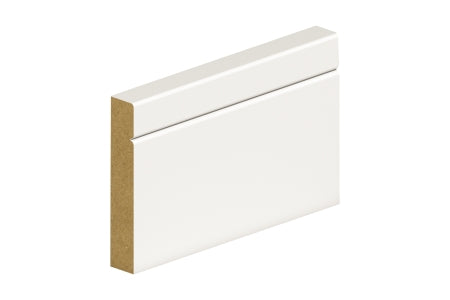SAM4288 Round & V Groove Primed MDF 14.5 x 119 x 4200mm
