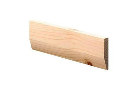 Bsw Redwood Architrave Chamfered 5TH 19 x 50mm x 2.1m Finished 14 x 44

