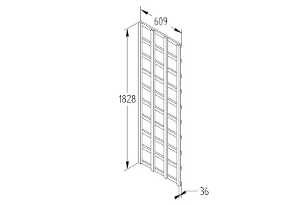 Forest Garden Trellis - 6 x 2 ft - Pack of 6