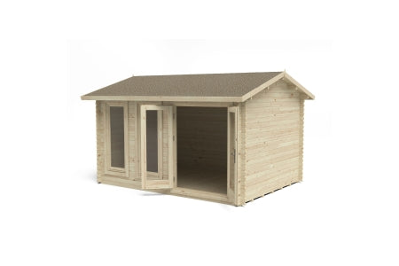 Chiltern Cabin Single Glaze and Shingles - 4 x 3m