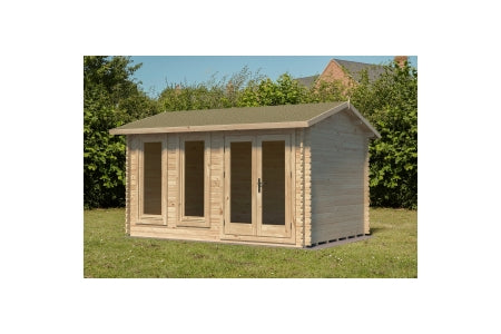 Chiltern Cabin Double Glaze and Shingles - 4 x 3m