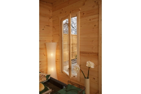 Mendip Pent Log Cabin and Underlay - 5 x 4m