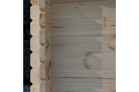 Mendip Pent Log Cabin and Underlay - 5 x 4m