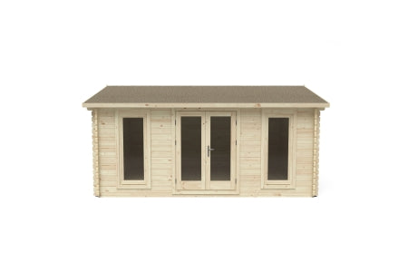 Rushock Apex Log Cabin and Underlay - 5 x 4m