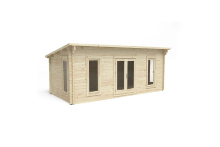 Forest Garden - Arley Log Cabin - No Underlay - 6 x 3m