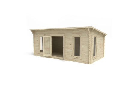 Forest Garden - Arley Log Cabin - No Underlay - 6 x 3m