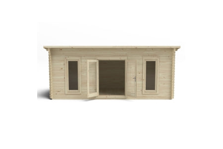 Arley Log Cabin and Underlay - 6 x 3m