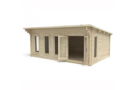 Wolverley Log Cabin No Underlay - 6 x 4m