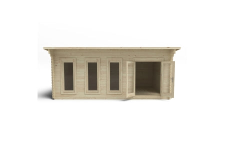 Wolverley Log Cabin No Underlay Installed - 6 x 4m