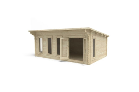 Wolverley Log Cabin No Underlay Installed - 6 x 4m