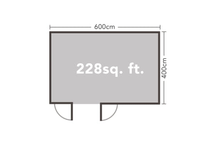 Blakedown Log Cabin Underlay and Felt - 6 x 4m
