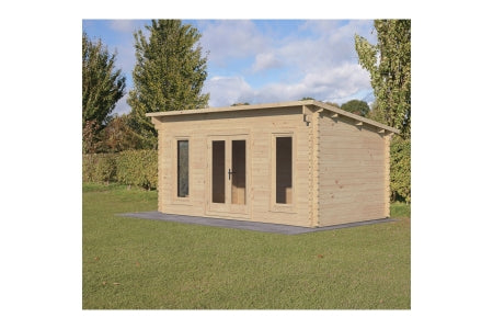 Elmley Pent Log Cabin and Underlay - 5 x 3m