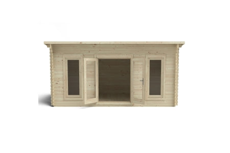 Elmley Pent Log Cabin and Underlay - 5 x 3m