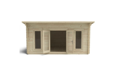 Mendip Pent Log Cabin and Underlay - 5 x 4m