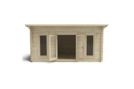 Mendip Log Cabin Underlay and Felt 34 Installed - 5 x 4m