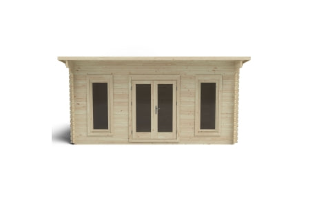 Mendip Log Cabin Underlay and Felt 34 Installed - 5 x 4m