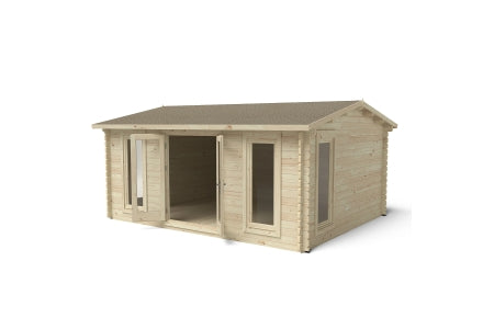 Rushock Apex Log Cabin No Underlay - 5 x 4m